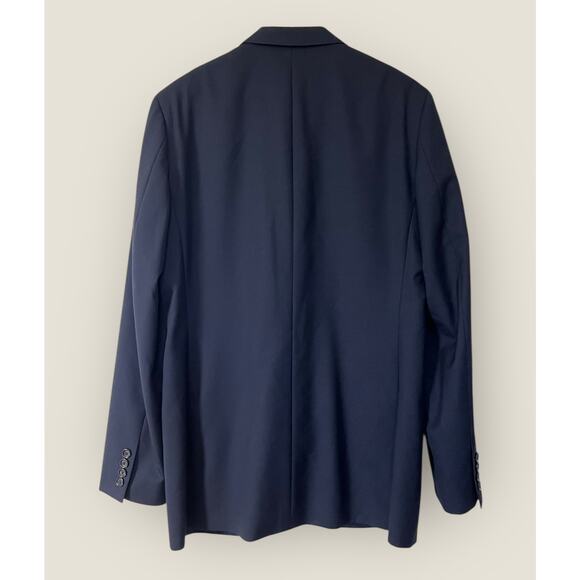 J. Crew Men's 40L Ludlow Slim-fit Suit Jacket in Italian Wool Navy Blue Blazer - Picture 3 of 9